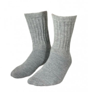 Natur Alpakka Meråkersokken - Lys Grå