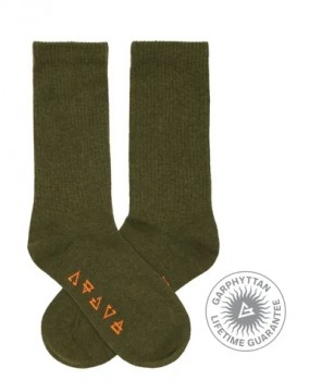 Garphyttan Wool Liner Sock Orange Comb – Tynn merinoullsokk for maksimal komfort