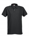 Clique Stretch Premium Polo Herre - Svart thumbnail