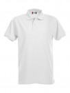 Clique Stretch Premium Polo Herre - Hvit thumbnail