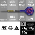 Target Raymond Van Barneveld Gen6 SP 95% Steeltip thumbnail