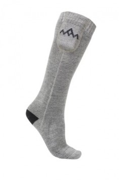 HeatX Heated Everyday Socks m/batt. V2, Grå 