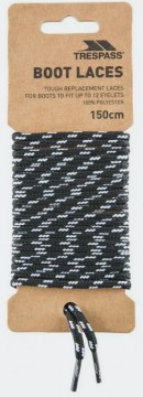 Trespass LACES 150 cm Turskolisser Svart/Hvit
