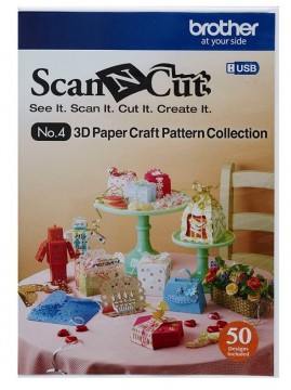 ScanNCut Samling av 3D-papirmodeller