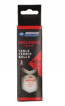 Donic Schildkröt 3-stjerners bordtennisballer