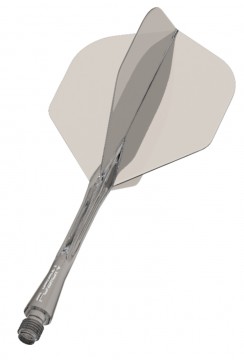 Winmau Fusion bakstykke og flight Grå (M)