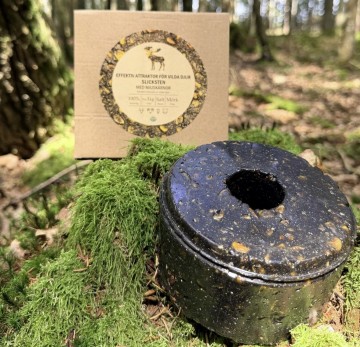 MASALS Svart slikkestein med mais og salt – 1 kg