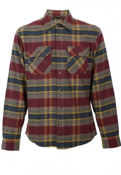 True North Maroon Comb Flanellskjorte