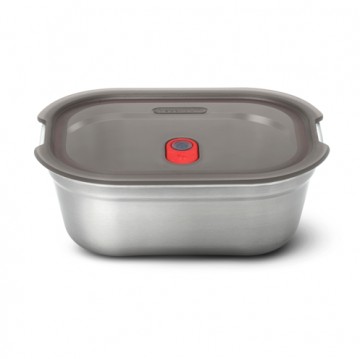 Black+Blum Steel box B+B Large 1200 ml Grå/rød