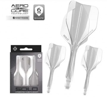 Harrows Dart Solo Flights - Blank (Klar)