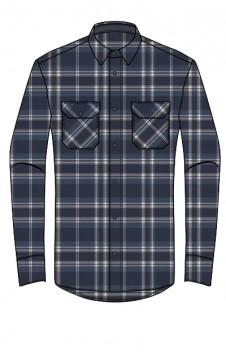 True North Flanellskjorte - Navy Comb