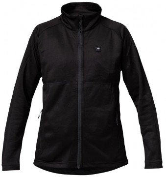 Heatx Heated Fleece Sweater Women, Sort