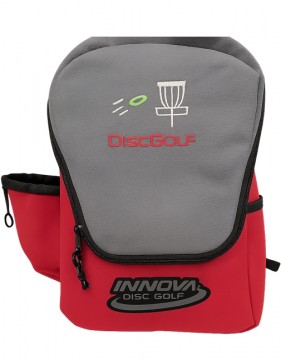 Innova Discover Disc Golf Backpack Special Edition  Burgunder/Grey